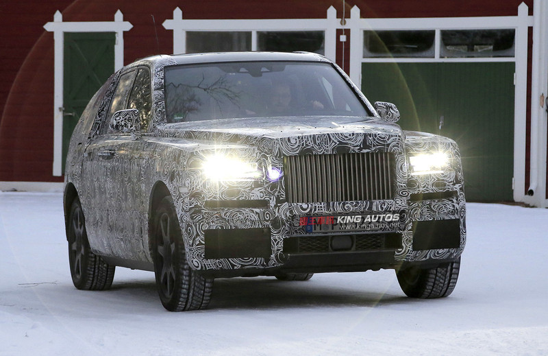 劳斯莱斯中的suv 《rolls-royce cullinan》进入极圈接受雪地测试