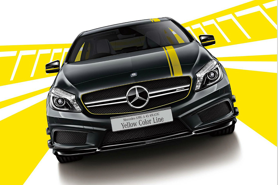 小改前的最後收藏 日本推出賓士《Mercedes-Benz A45 AMG》Yellow Color Line限量特仕車 小改前的最後收藏 日本推出賓士《Mercedes-Benz A45 AMG》Yellow Color Line限量特仕車