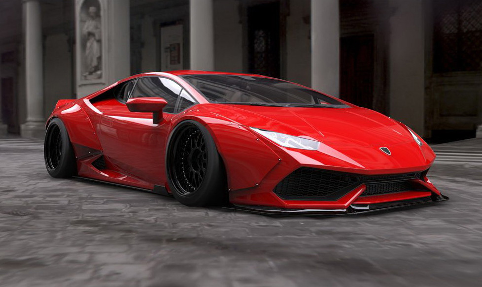 跟上流行的腳步 藍寶基尼《Lamborghini Huracán》也走Liberty Walk爆龜路線 跟上流行的腳步 藍寶基尼《Lamborghini Huracán》也走Liberty Walk爆龜路線
