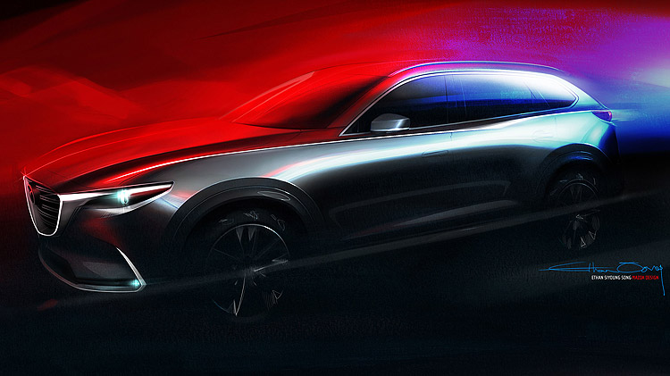 3排座椅的魂動進化 大改款馬自達《Mazda CX-9》預告洛杉磯車展登場 3排座椅的魂動進化 大改款馬自達《Mazda CX-9》預告洛杉磯車展登場