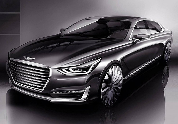 新生豪華品牌處女作 《Genesis G90》設計出釋出預約12月正式發表 新生豪華品牌處女作 《Genesis G90》設計出釋出預約12月正式發表
