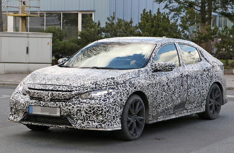 呼之欲出!10代本田《Honda Civic》掀背量產版偽裝車曝光 呼之欲出!10代本田《Honda Civic》掀背量產版偽裝車曝光