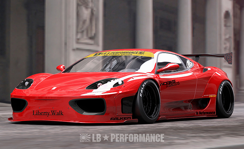 紅鬃老馬不過氣 LB Performance Liberty walk套件為《Ferrari 360 Modena》推出更帥氣! 紅鬃老馬不過氣 LB Performance Liberty walk套件為《Ferrari 360 Modena》推出更帥氣!