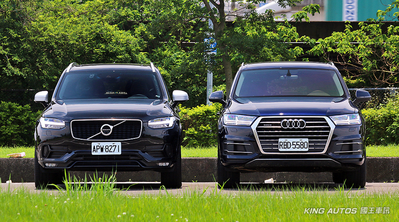 7人座lsuv頂上之爭 Audi Q7 45 Tfsi Quattro Vs Volvo Xc90 R Design 乘用配 國王車訊kingautos