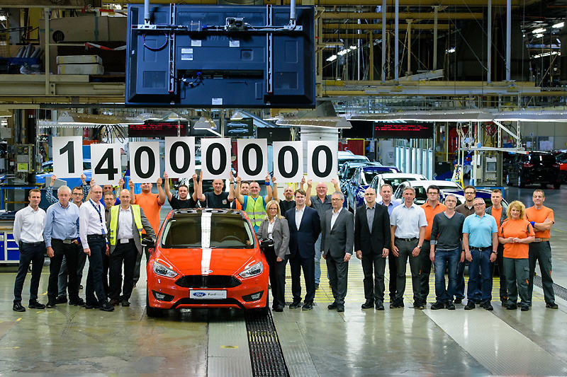 福特《Ford》德國Saarlouis生產線達成累積生產1,400萬輛新車之里程碑 福特《Ford》德國Saarlouis生產線達成累積生產1,400萬輛新車之里程碑