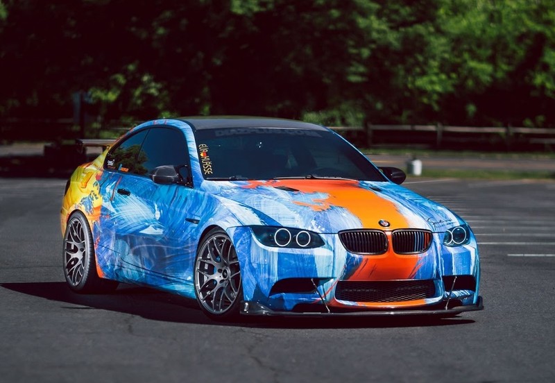 展現水火交融意象 《BMW E92 M3 Coupe》超搶眼車身塗裝 展現水火交融意象 《BMW E92 M3 Coupe》超搶眼車身塗裝
