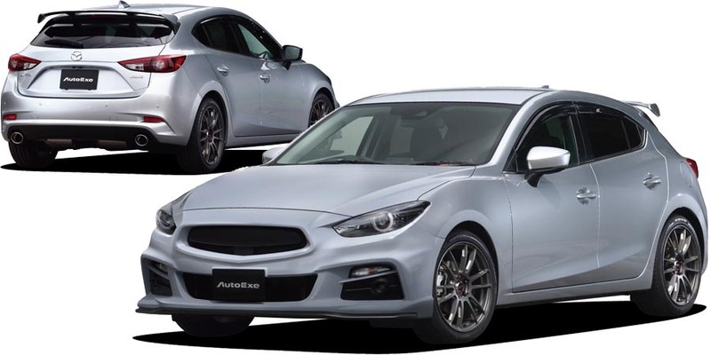 小改款《Mazda3》四門/五門專用 AutoExe發表BM-05S車身套件 小改款《Mazda3》四門/五門專用 AutoExe發表BM-05S車身套件