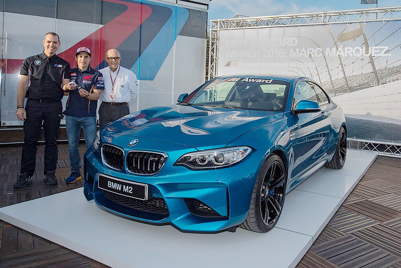 MM93連霸4年MotpGP竿位王 再將寶馬《BMW M Award》大獎《M2》納入收藏 MM93連霸4年MotpGP竿位王 再將寶馬《BMW M Award》大獎《M2》納入收藏