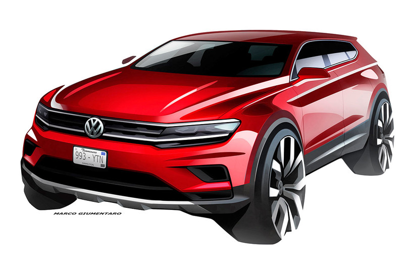 軸距拉長11公分 《Volkswagen Tiguan Allspace》預告2017北美車展現身 軸距拉長11公分 《Volkswagen Tiguan Allspace》預告2017北美車展現身