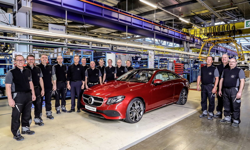 新世代《Mercedes-Benz E-Class Coupe》正式啟動新車生產 新世代《Mercedes-Benz E-Class Coupe》正式啟動新車生產