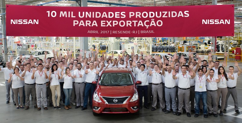 《Nissan Versa》引領品牌巴西新車出口突破萬輛大關 《Nissan Versa》引領品牌巴西新車出口突破萬輛大關