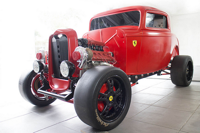 植入《Ferrari》心臟再掛雙渦輪 超猛1932年《Ford Model B Coupe》狂發950hp暴力 植入《Ferrari》心臟再掛雙渦輪 超猛1932年《Ford Model B Coupe》狂發950hp暴力