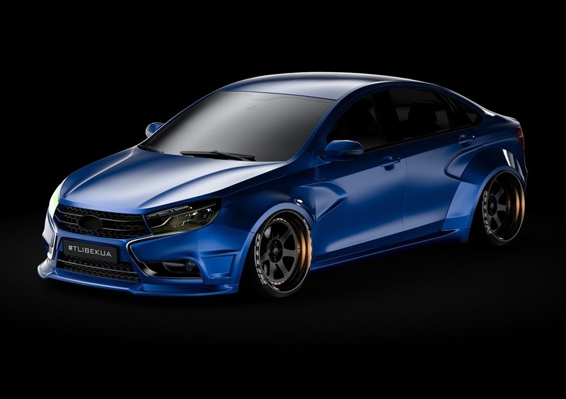 寬體空力套件加持 俄羅斯小車《Lada Vesta》也要戰鬥化 寬體空力套件加持 俄羅斯小車《Lada Vesta》也要戰鬥化