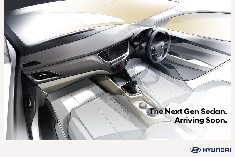 新世代《Hyundai Verna》印度首演前內在設計曝光 新世代《Hyundai Verna》印度首演前內在設計曝光