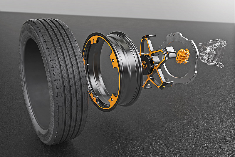 動能回收最佳化 《Continental》為電動車打造New Wheel Concept輪圈&煞車系統概念 動能回收最佳化 《Continental》為電動車打造New Wheel Concept輪圈&煞車系統概念
