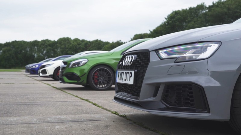 性能鋼砲大亂鬥 《RS3》《AMG A45》《Civic Type R》《Golf R》《Focus RS》加速實測 性能鋼砲大亂鬥 《RS3》《AMG A45》《Civic Type R》《Golf R》《Focus RS》加速實測