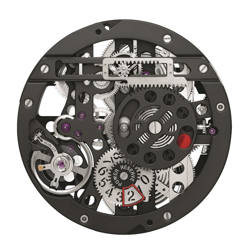 HUBLOT 自製機芯 MECA-10 再添生力軍 BIG BANG MECA-10 十日鍊魔力黑陶瓷腕錶 HUBLOT 自製機芯 MECA-10 再添生力軍 BIG BANG MECA-10 十日鍊魔力黑陶瓷腕錶