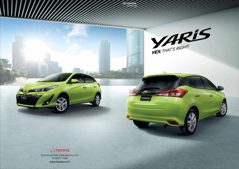 小改款《Toyota Yaris》泰國市場正式發表