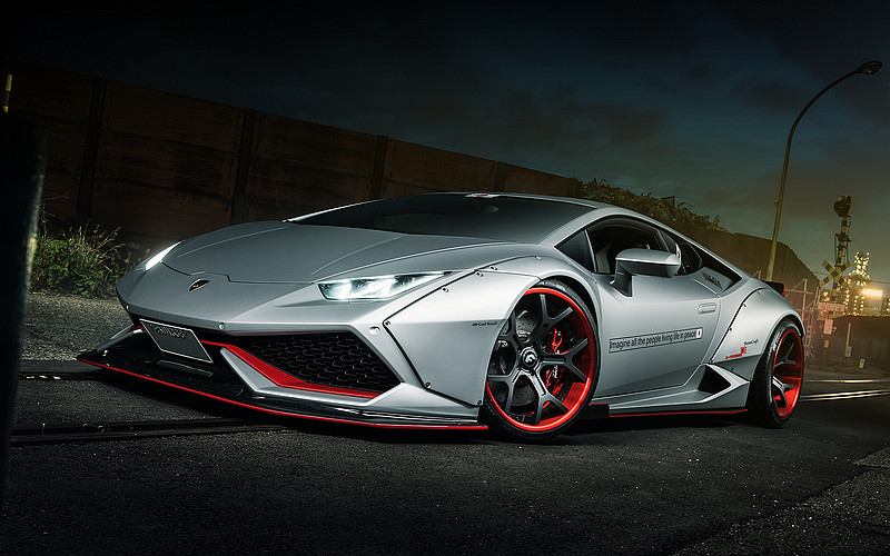 Liberty Walk風格正對味 《Lamborghini Huracán》寬體大圈更添動感姿態 Liberty Walk風格正對味 《Lamborghini Huracán》寬體大圈更添動感姿態