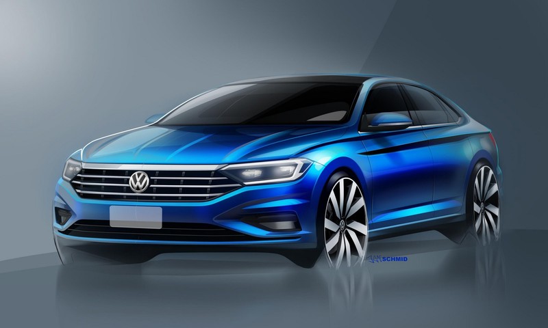 新世代《Volkswagen Jetta》首演前官方釋出內外設計草圖 新世代《Volkswagen Jetta》首演前官方釋出內外設計草圖