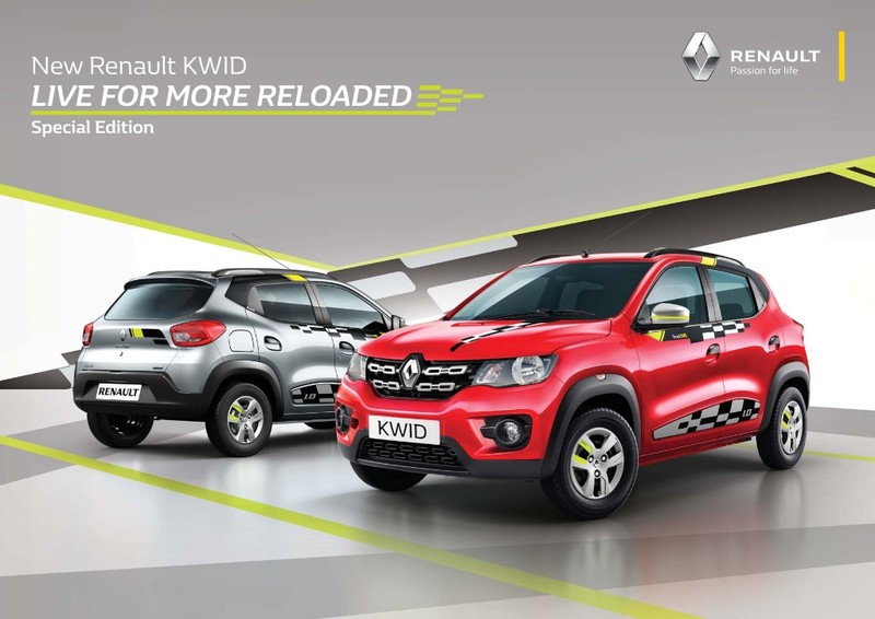 《Renault Kwid Live For More Reloaded》印度市場變裝發表 《Renault Kwid Live For More Reloaded》印度市場變裝發表