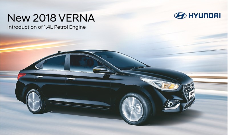 2018年式《Hyundai Verna》印度追加1.4升汽油引擎入門動力 2018年式《Hyundai Verna》印度追加1.4升汽油引擎入門動力