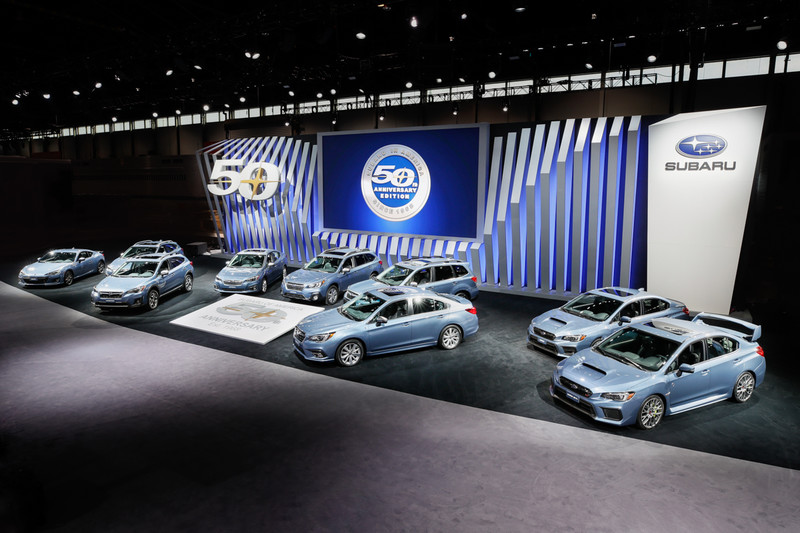 《Subaru》限量50th Anniversary Edition特別仕樣車芝加哥發表 《Subaru》限量50th Anniversary Edition特別仕樣車芝加哥發表