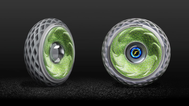 移動的空氣清淨機 《Goodyear》發表「長了草」的《Oxygene》概念胎 移動的空氣清淨機 《Goodyear》發表「長了草」的《Oxygene》概念胎