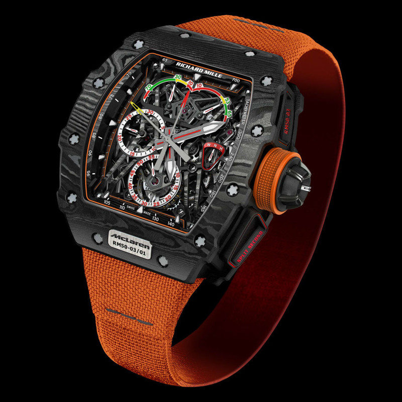 《McLaren》與《Richard Mille》發表聯名限量計時錶 售價約新台幣560萬元 《McLaren》與《Richard Mille》發表聯名限量計時錶 售價約新台幣560萬元