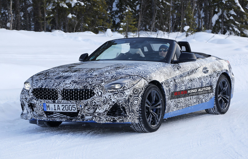 新一代《BMW Z4》展露上空身形 M40i頂級性能車型疑似曝光 新一代《BMW Z4》展露上空身形 M40i頂級性能車型疑似曝光