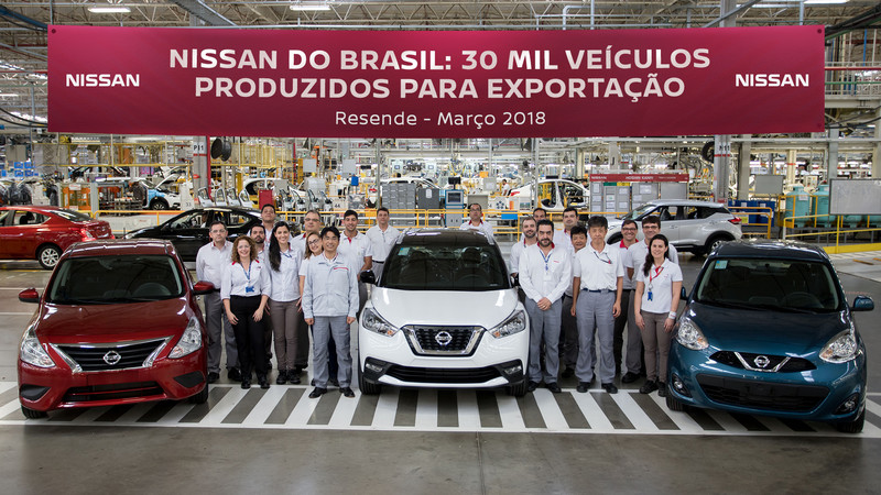《Nissan》巴西新車出口正式突破3萬輛大關 《Nissan》巴西新車出口正式突破3萬輛大關