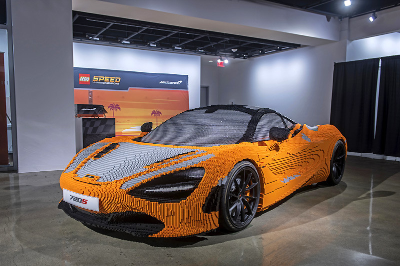 Made by Lego 實車等比例的《McLaren 720S》模型車將於洛杉磯展示 Made by Lego 實車等比例的《McLaren 720S》模型車將於洛杉磯展示