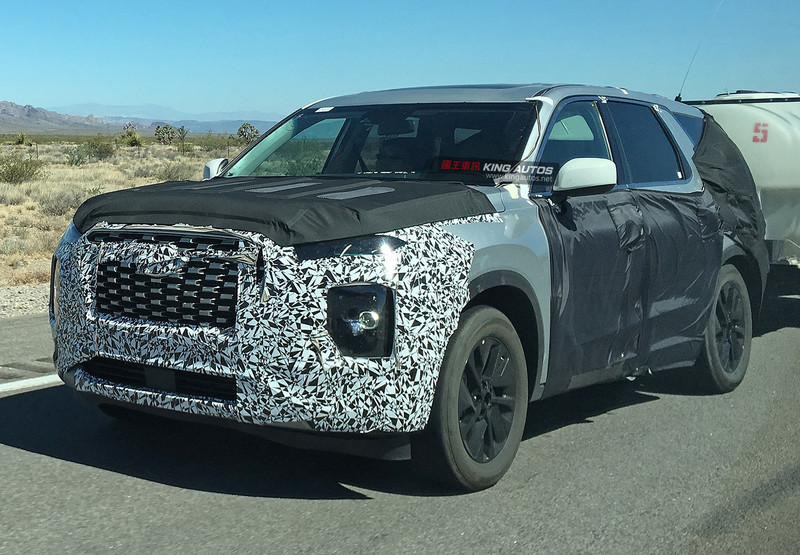 韓系大型八人座即將登場 《Hyundai Palisade》偽裝測試車美國再次補捉 韓系大型八人座即將登場 《Hyundai Palisade》偽裝測試車美國再次補捉