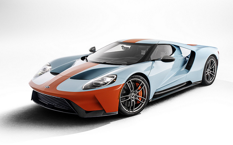 向半世紀前利曼冠軍致敬 新版《Ford GT Heritage Edition》換上經典Gulf Oil塗裝 向半世紀前利曼冠軍致敬 新版《Ford GT Heritage Edition》換上經典Gulf Oil塗裝