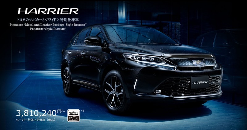 《Toyota Harrier Style Blueish》日本特仕新成員優雅登場 《Toyota Harrier Style Blueish》日本特仕新成員優雅登場