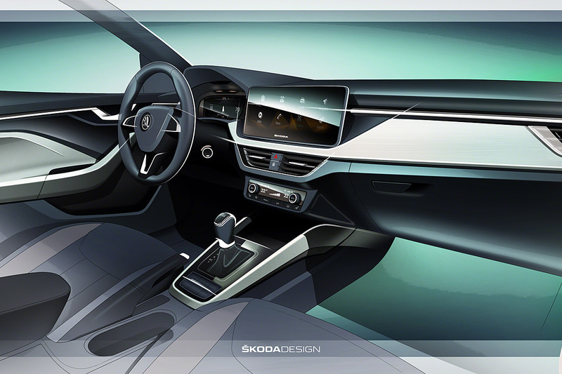 《Škoda Scala》內裝設計曝光 預告12月6日現身亮相 《Škoda Scala》內裝設計曝光 預告12月6日現身亮相