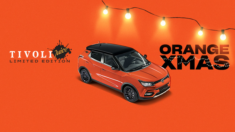 耶誕橘《SsangYong Tivoli Juice Edition》限量特仕義大利歡慶佳節 耶誕橘《SsangYong Tivoli Juice Edition》限量特仕義大利歡慶佳節