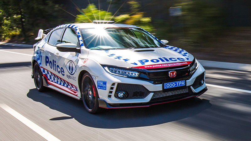 沒有要追壞人《Honda Civic Type R》加入澳洲警方宣傳用車行列 沒有要追壞人《Honda Civic Type R》加入澳洲警方宣傳用車行列