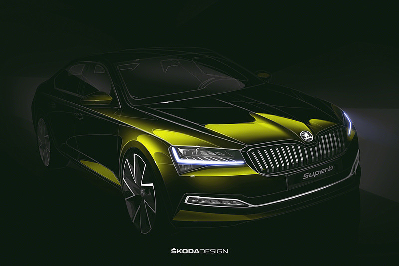 小改款《Škoda Superb》設計草圖搶先曝光 預告5月中旬發表亮相 小改款《Škoda Superb》設計草圖搶先曝光 預告5月中旬發表亮相