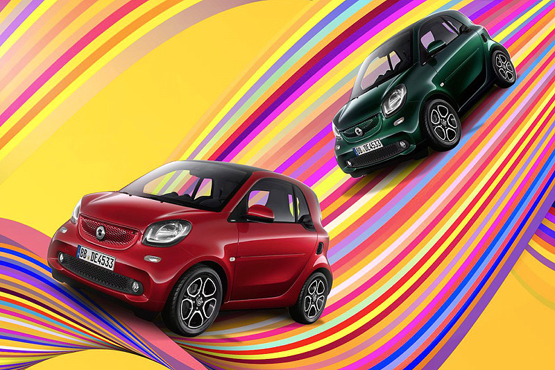 夏季限定 《smart fortwo》幻彩特仕限額僅八輛 夏季限定 《smart fortwo》幻彩特仕限額僅八輛