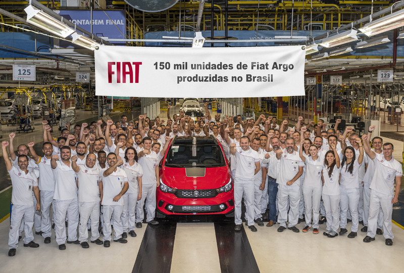 拉美超人氣《Fiat Argo》巴西累計生產正式突破15萬輛大關 拉美超人氣《Fiat Argo》巴西累計生產正式突破15萬輛大關