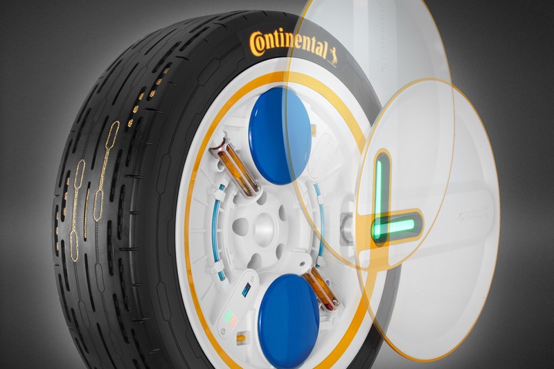 自動充氣智慧輪胎 《Continental》發表《Conti C.A.R.E.》概念胎 自動充氣智慧輪胎 《Continental》發表《Conti C.A.R.E.》概念胎