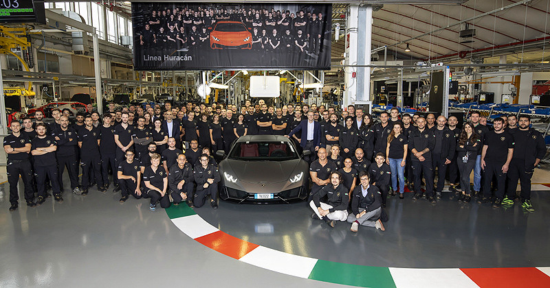 《Lamborghini Huracán》車系五年即達成Gallardo十年的產量紀錄 《Lamborghini Huracán》車系五年即達成Gallardo十年的產量紀錄