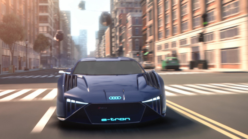 虛擬概念車《Audi RSQ e-tron》好萊塢動畫電影《變身特務》預告帥氣現身 虛擬概念車《Audi RSQ e-tron》好萊塢動畫電影《變身特務》預告帥氣現身