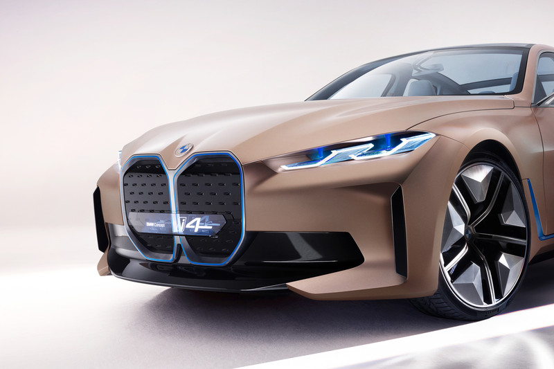 新廠徽加大鼻孔 Bmw Concept I4 展示全新品牌識別設計 國王車訊kingautos