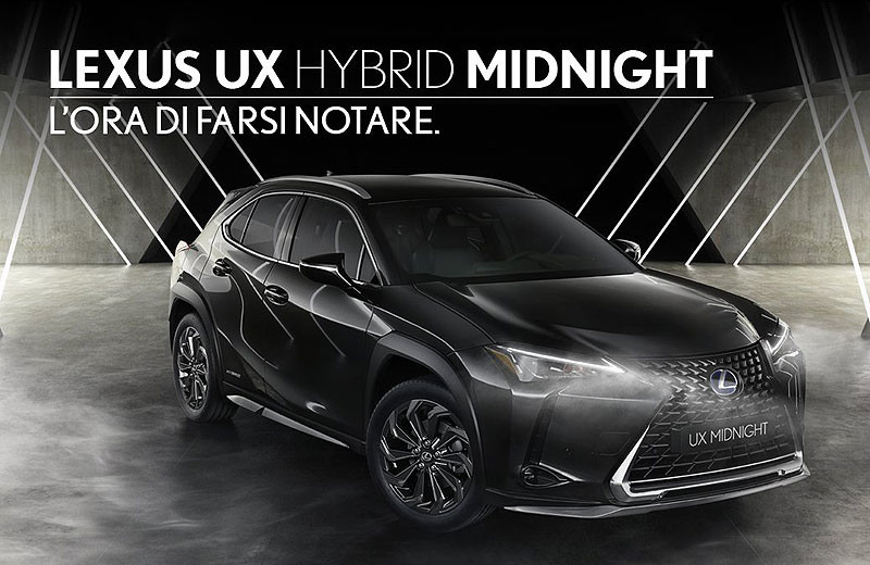 超有型《Lexus UX Midnight Edition》義大利專屬特仕魅力登場