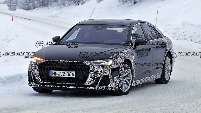 最後一款W12引擎Audi?!2022年式《Audi A8》中期小改款寒帶測試中 最後一款W12引擎Audi?!2022年式《Audi A8》中期小改款寒帶測試中